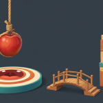 Physics Puzzles on Spoty: Apples, Bridges, and Towers
